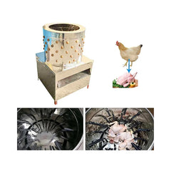 Commercial 10 Birds Chicken De-feathering Machine with 1.5HP GLB